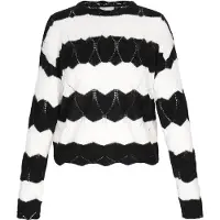 Usha Pullover preto / branco