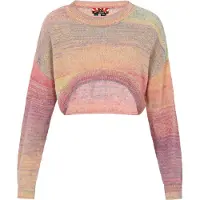 Mymo Pullover verde / rosa