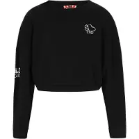 MyMo ROCKS Sweatshirt 'Comfy' preto / branco