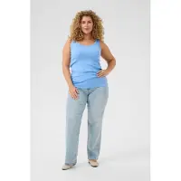 KAFFE CURVE Top 'KCCarina' azure