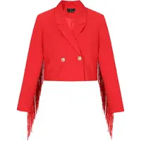 Faina Blazer vermelho