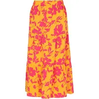 IZIA Saia 'Fashion Look' laranja néon / rosa
