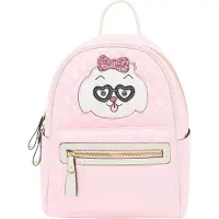MyMo Pop Mochila 'Pop Eyetheme' castanho / cor-de-rosa / preto / branco