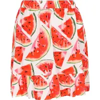 Mymo Saia verde / vermelho / melancia / branco