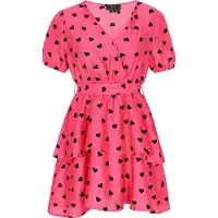 Faina Vestido de cocktail 'Fashion Look' rosa / preto