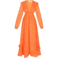 IZIA Vestido de verão 'Fashion Look' laranja