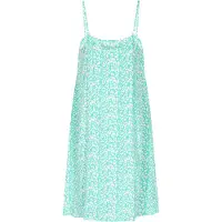 Mymo Vestido de verão 'Spring Summer' turquesa / branco