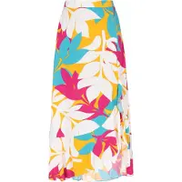 IZIA Saia turquesa / amarelo / rosa / branco