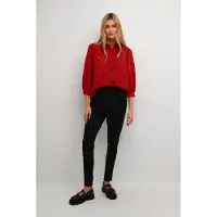 Kaffe Blusa 'Avera' vermelho rubi