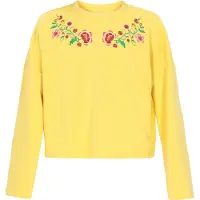 IZIA Sweatshirt 'Boho' amarelo / verde / laranja escuro / rosa