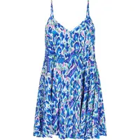 Mymo Vestido de verão azul / mistura de cores