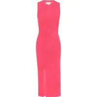 IZIA Vestido de malha 'Boho' amora