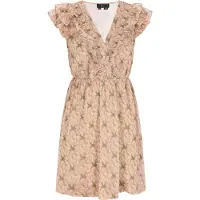 Faina Vestido de verão 'Fashion Look' bege / estuque / verde / cor-de-rosa