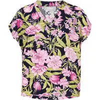 FELIPA Blusa 'Fashion Look' marinho / verde / roxo / orquídea