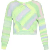 Mymo Pullover azul / verde / maçã / roxo