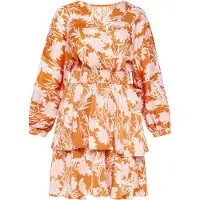 Usha Vestido 'Festival' laranja / cor-de-rosa