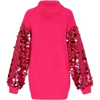 IZIA Vestido de malha rosa