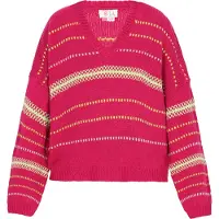 IZIA Pullover amarelo / fúcsia