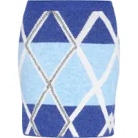 IZIA Saia marinho / azul claro / branco