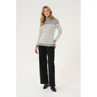Kaffe Pullover 'KA Lizza' ecru / acinzentado