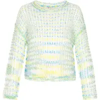 IZIA Pullover 'Fashion Look' azul / amarelo / verde / branco