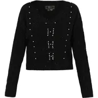 Faina Pullover preto / branco