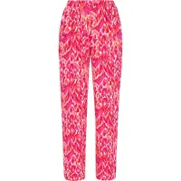 Mymo Calças rosa escuro / branco