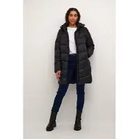Kaffe Sobretudo de inverno 'Susanne' preto