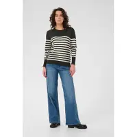 Kaffe Pullover 'KALizza' antracite / branco