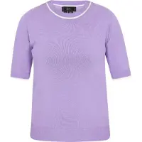 Faina Pullover lavanda / branco
