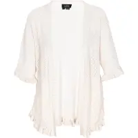 Usha Casaco de malha 'Fashion Look' offwhite