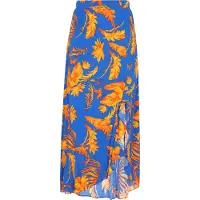 IZIA Saia 'Back To School' azul / mel / laranja