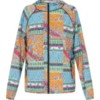 Usha Casaco meia-estação azul claro / amarelo pastel / menta / laranja