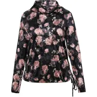 Usha Blusa rosa escurecido / preto