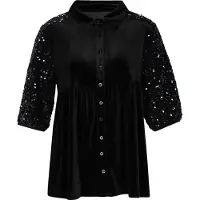 Faina Blusa preto