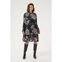 Kaffe Vestido 'KA Rikka' cinzento / cinzento claro / preto