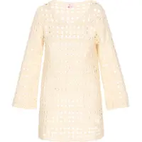 IZIA Vestido de malha 'Fashion Look' creme