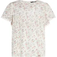 Dreimaster Blusa verde / roxo pastel / rosa escurecido / branco natural