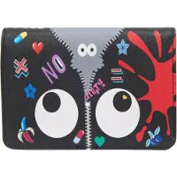 MyMo Pop Carteiras 'Pop Eyetheme' cinzento / vermelho / preto / branco