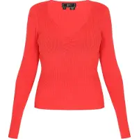 Faina Pullover 'Comfortable' vermelho-alaranjado