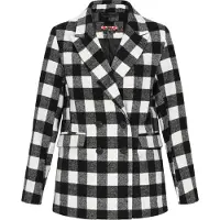 MyMo ROCKS Blazer cinzento claro / preto / branco