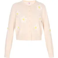 Mymo Casaco de malha bege / amarelo / offwhite