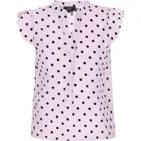 Faina Blusa 'Fashion Look' roxo pastel / preto