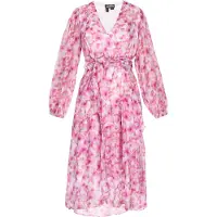 Dreimaster Vestido cor-de-rosa / pó / rosa claro / branco