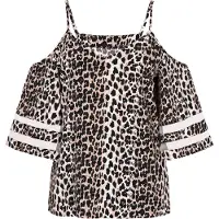Faina Blusa areia / preto / branco