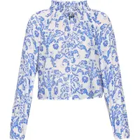 Dreimaster Blusa azul real / branco
