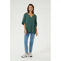 Kaffe Blusa 'KA Mona' verde escuro