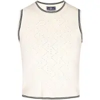 Dreimaster Maritim Top de malha 'Nautical' preto / offwhite