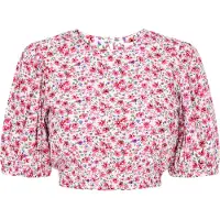 Mymo Blusa azul / verde / rosa / branco