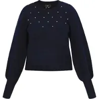 Faina Pullover azul escuro